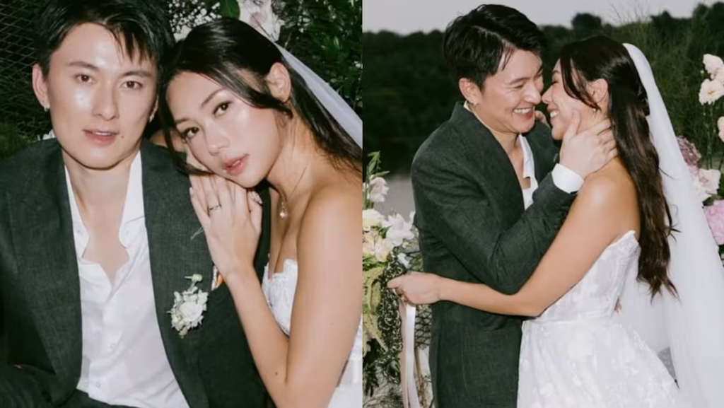 Celebrity duo Edwin Goh and Rachel Wan reveal Mandai pre-wedding photos inspired by Taylor Swift.