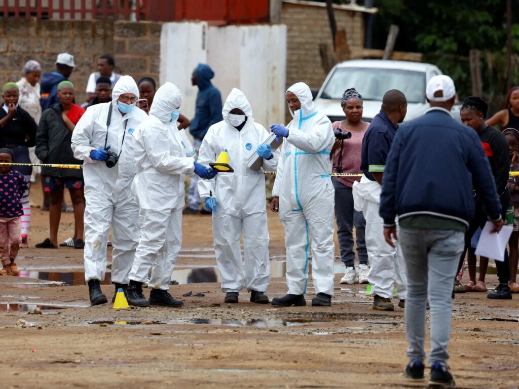 Eleven individuals detained in connection with fatal tavern shooting in South Africa.