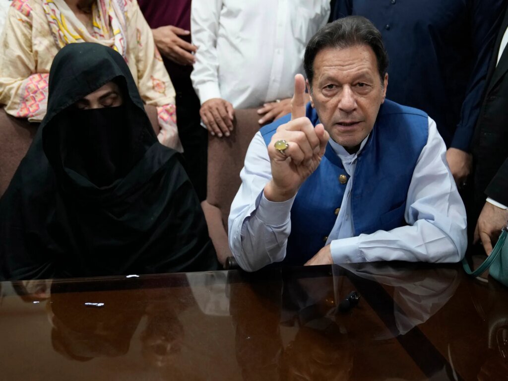 Former Pakistan Prime Minister Imran Khan and his wife receive 17-year prison sentences in corruption case.