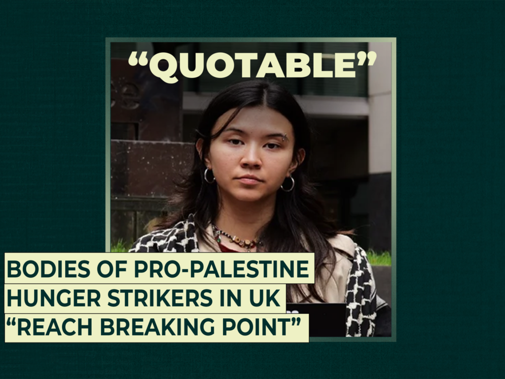 Health of pro-Palestine hunger strikers in the UK "hits critical level"
