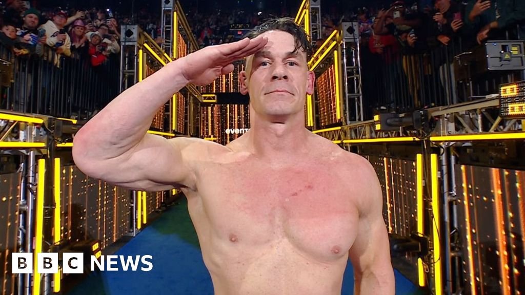 John Cena se despide tras su último combate en la WWE.