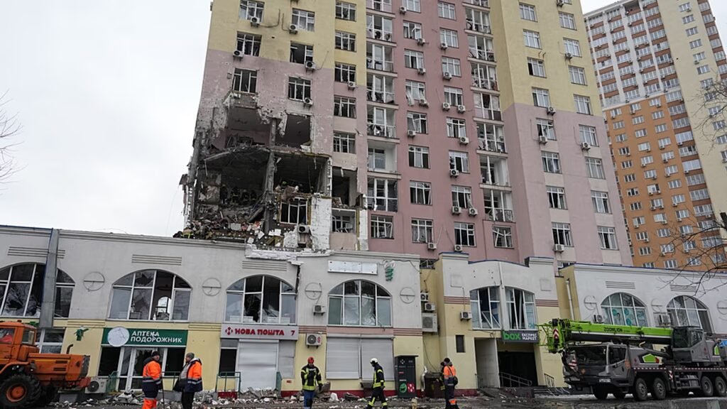 One fatality and many injuries reported following Russia's large-scale assault on Kyiv.