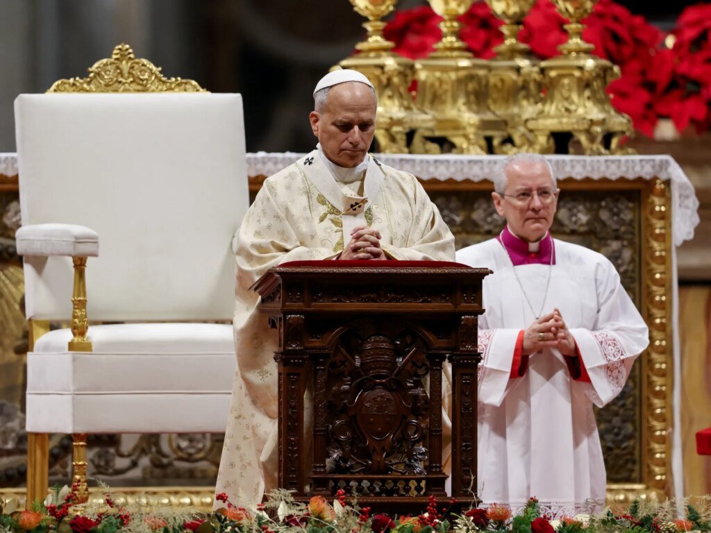 Pope Leo expresses sorrow for the plight of Gaza Palestinians in his inaugural Christmas sermon.