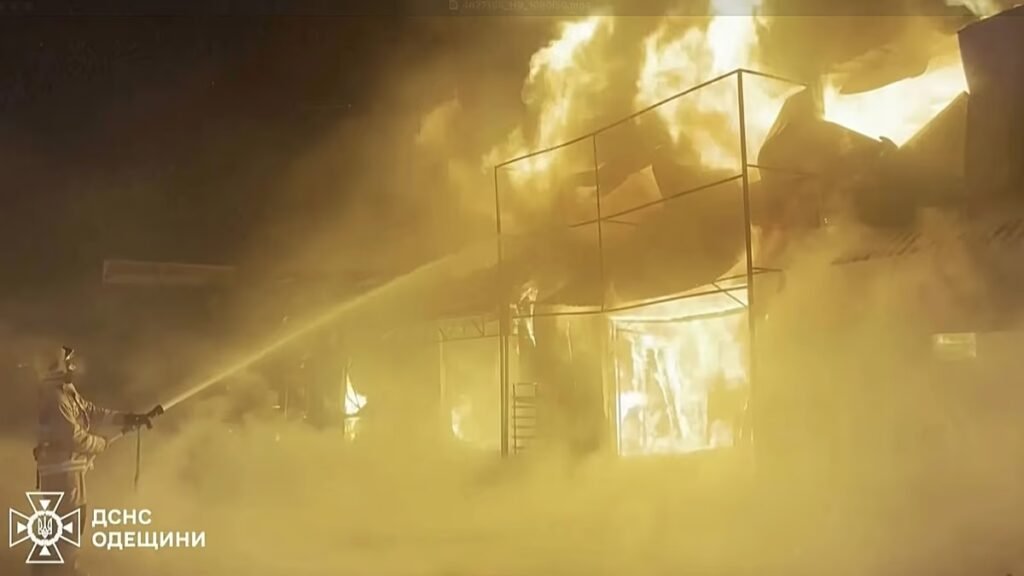 Russia conducts extensive overnight assault on Ukraine's Odesa, leaving six injured.