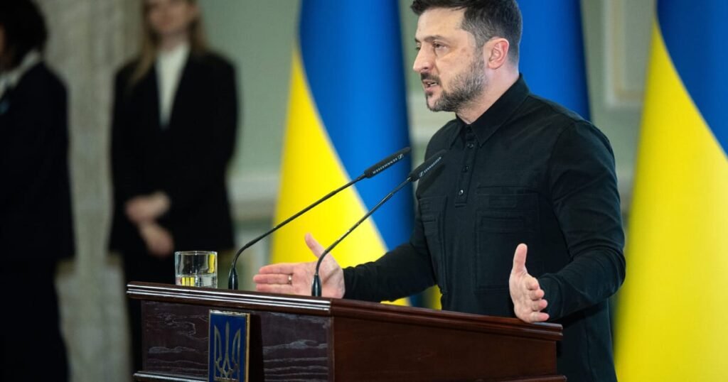 Russia launches assaults on Kyiv as Zelenskyy travels to the US for discussions with Trump.
