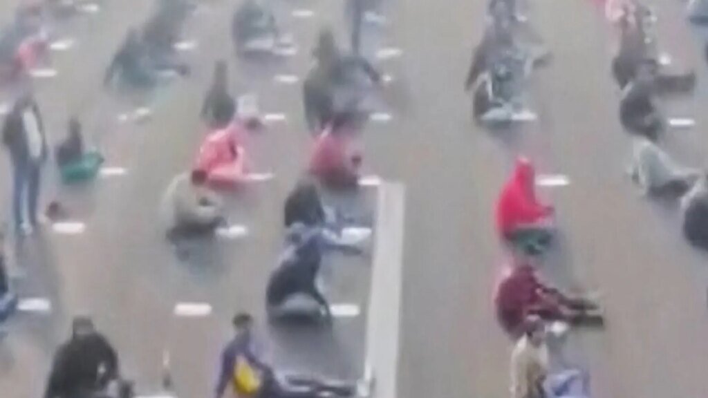 Thousands of applicants take government exam on airstrip in India