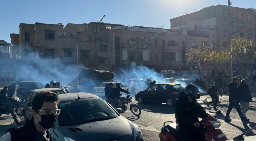 What is the potential impact of the recent protests in Iran?