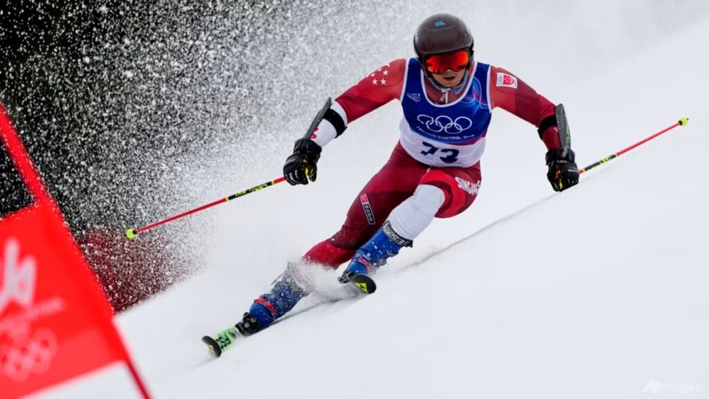 Singapore's Faiz Basha Navigates Challenging Conditions to Place 35th in Winter Olympics Slalom Event