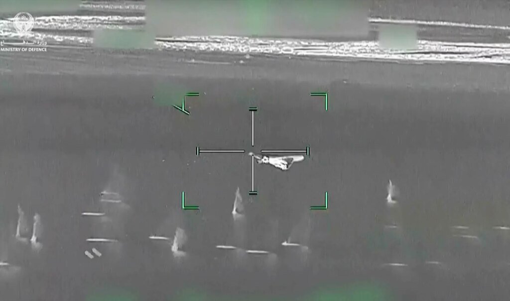 UAE Unveils Footage of Intercepted Iranian Drone