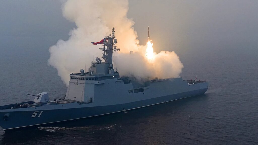 Video: North Korea Executes Cruise Missile Test for Warship