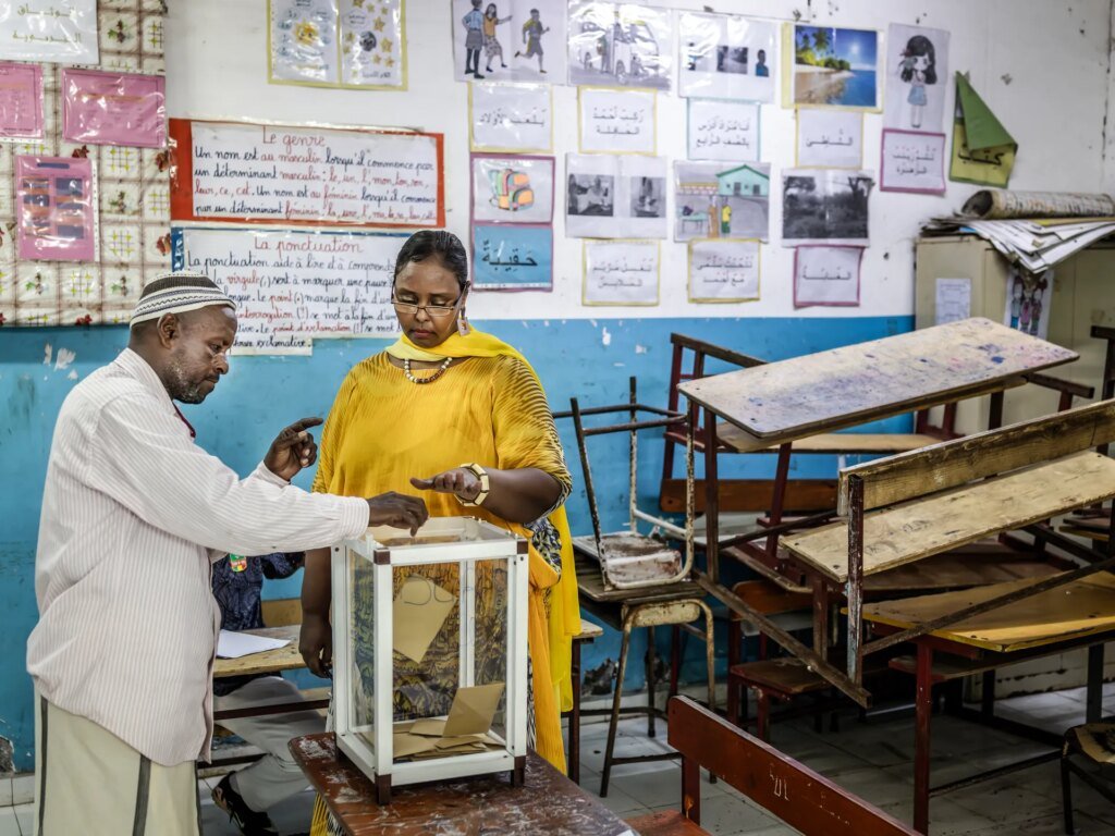 Djibouti casts ballots as longstanding president aims for sixth term in office.