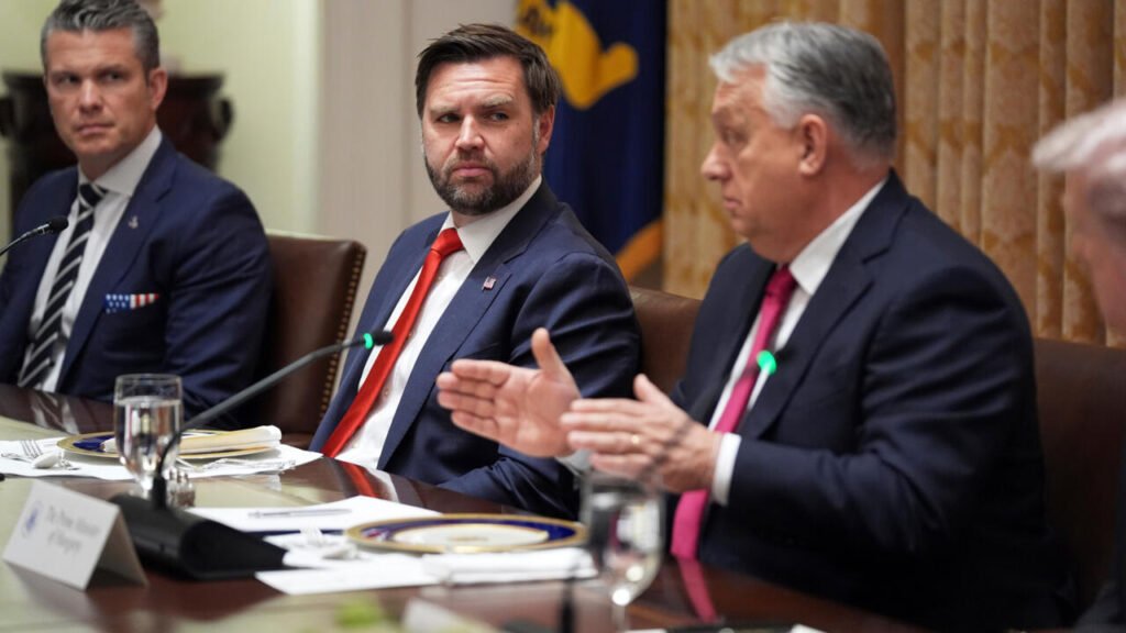 JD Vance meets with Viktor Orban prior to Hungary's crucial parliamentary elections.