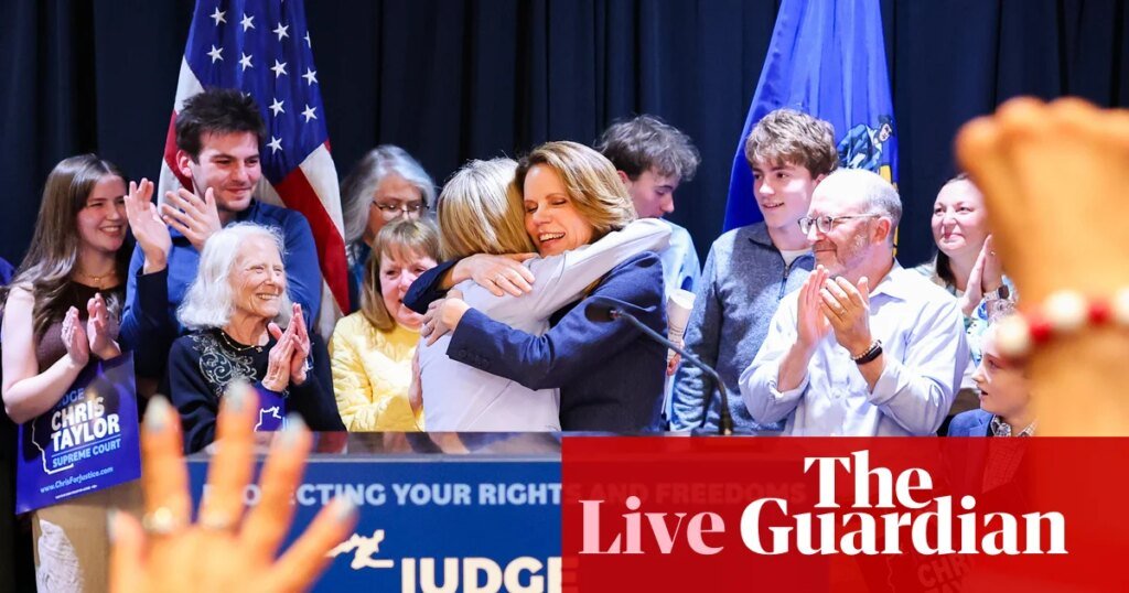 Liberal Judge Chris Taylor Secures Victory in Wisconsin Supreme Court Election – Live Coverage of US Politics