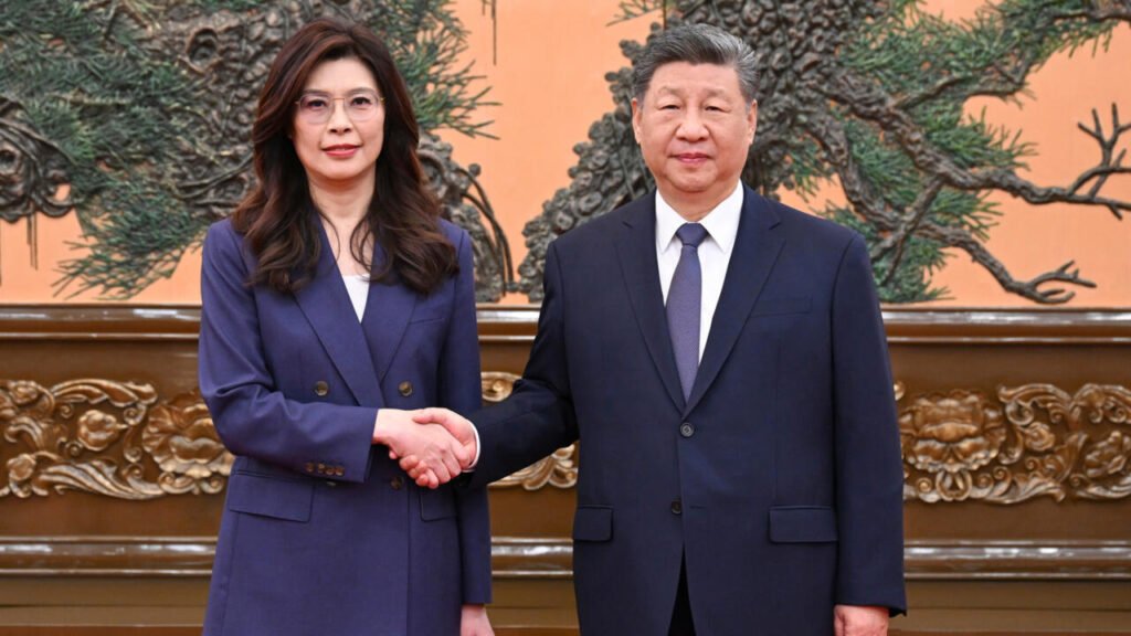 Xi conveys strong assurance in China-Taiwan unity during discussion with opposition leader.