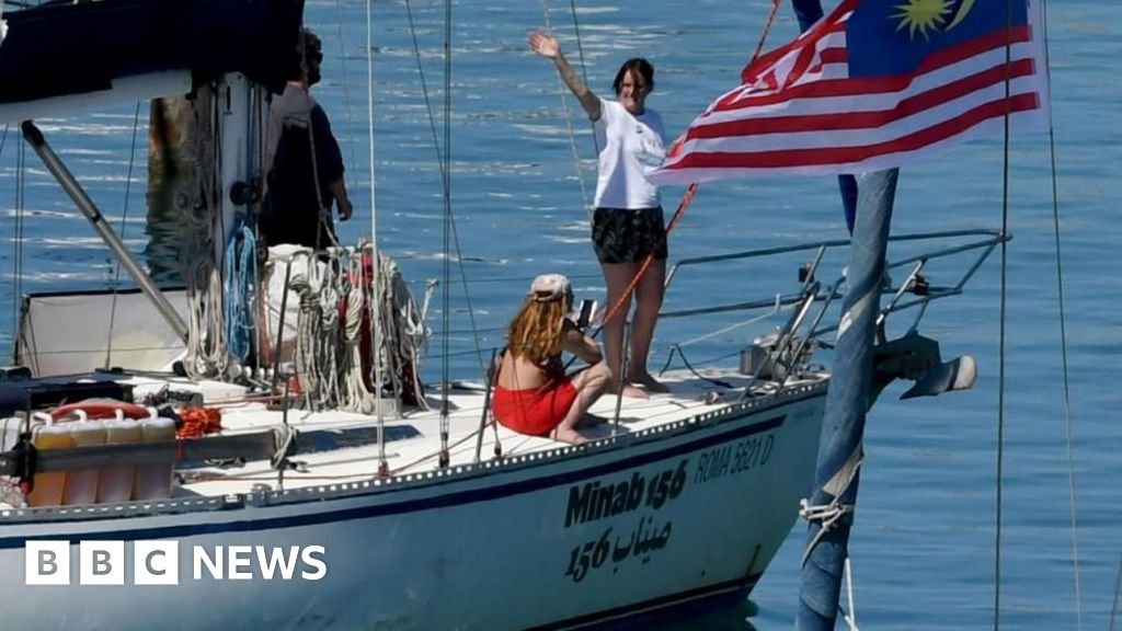 Israel halts Gaza flotilla close to Crete, detaining 175 activists.