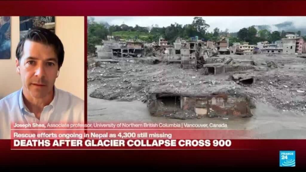 Himalayan Glaciers Melting: Nepalese Floods Caused by Glacier Collapse and Major Landslide