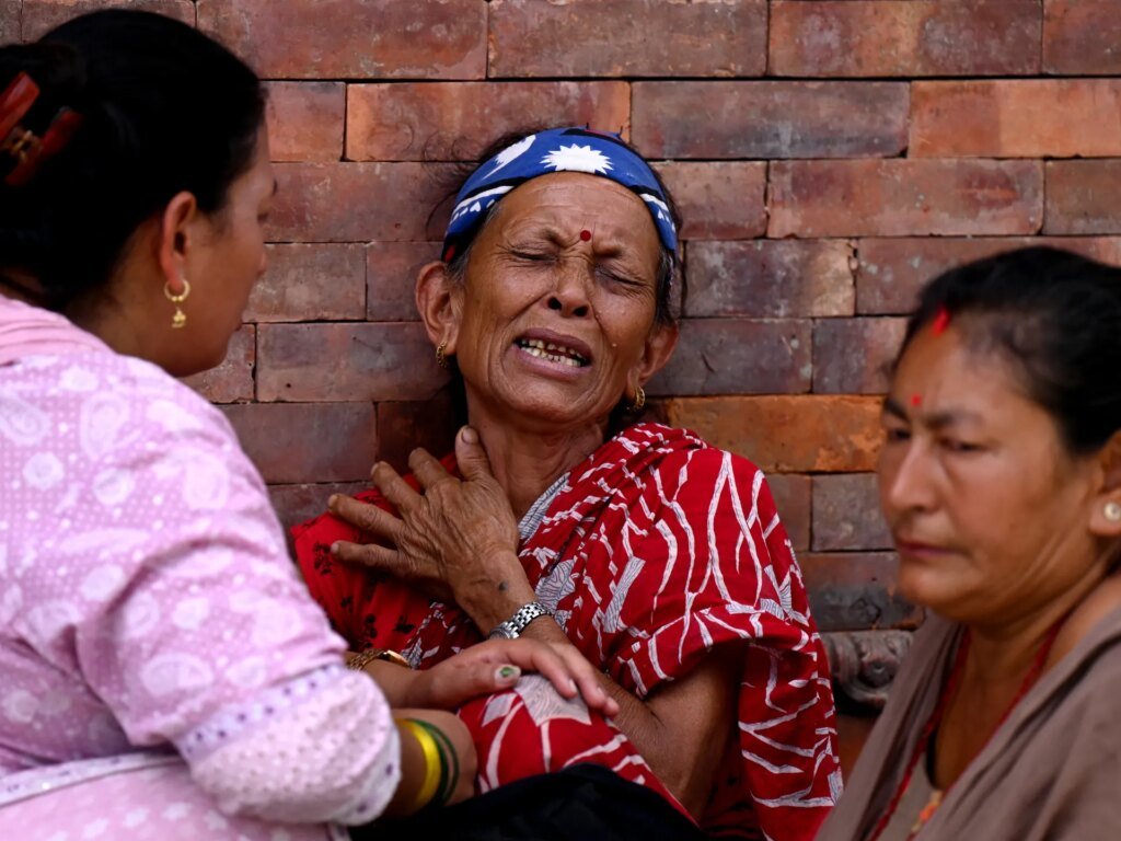 Images: Commemorative funerals conducted in Nepal for victims of the flood who are missing.