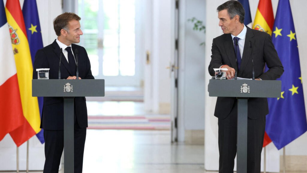 Macron claims that the UK's re-entry into the EU would be 'fantastic news.'