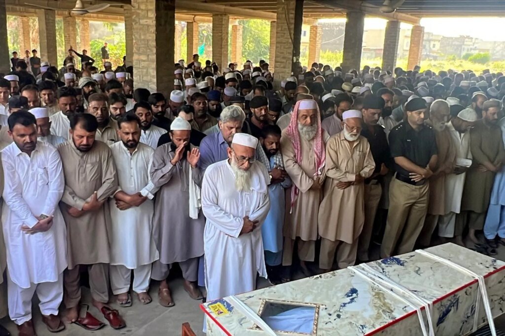 Memorial Services Conducted Following Fatal Mosque Assault in Kohat, Pakistan