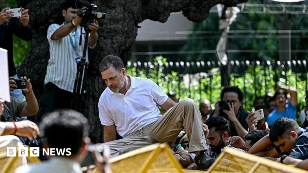 Indian opposition lawmakers arrested during demonstration against election officials