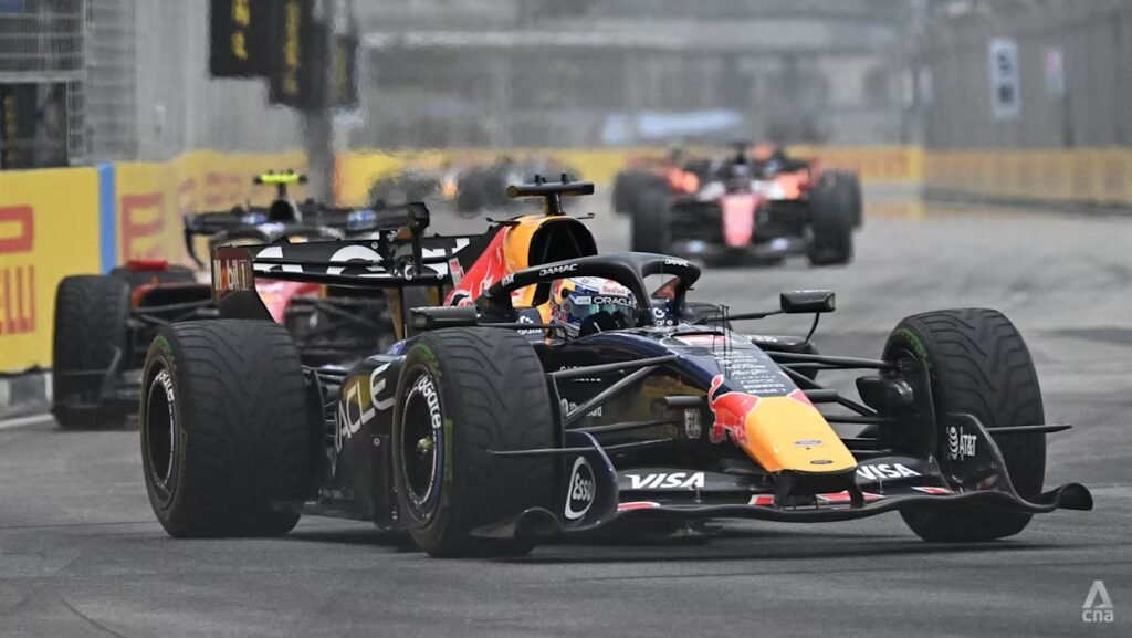 Verstappen Claims Victory in Singapore Sprint Amidst Tumultuous Start in Rainy Weather